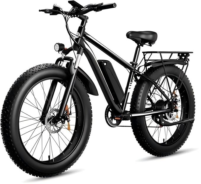 1000W Electric Bike for Adults - 26" Fat Tire eBike, 48V 15Ah, 22mph, Shimano 7-Speed - SYX MOTO