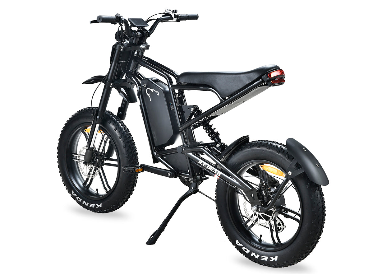 SYX MOTO 41 MPH 45 Miles Max Range Electric Bicycle, 60V20Ah Removable Lithium-ion Battery, Peak 1500W - SYX MOTO