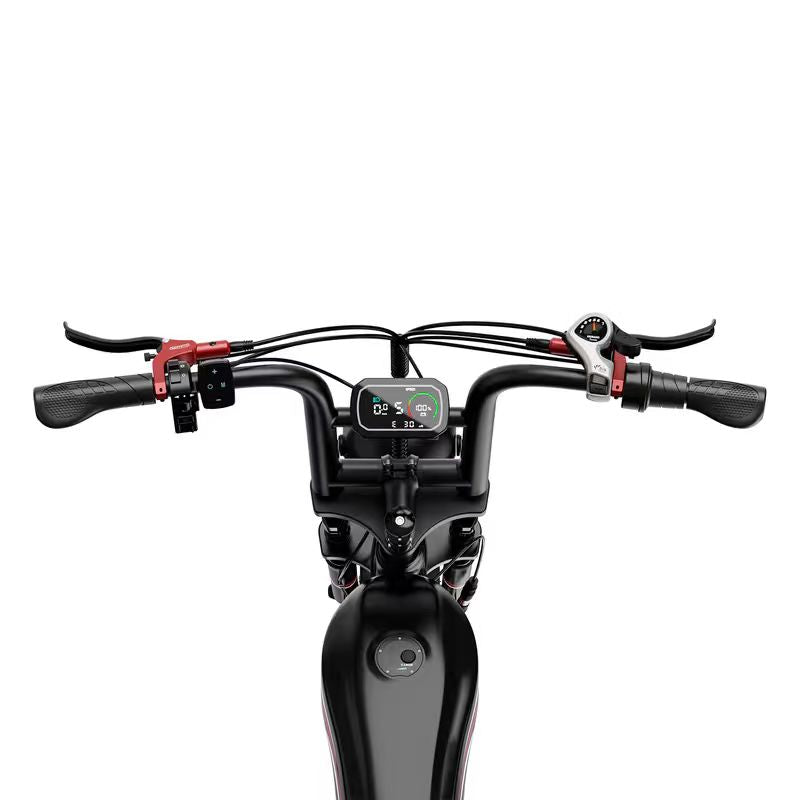 2000W Dual Motor Electric Bike - 140-Mile Range, 20" Fat Tire eBike, Hydraulic Brakes - SYX MOTO