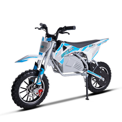 SYX MOTO KBE Electric Dirt Bike, 500W 36V Off Road Ebike, Beginner Kids Mini Motocross - SYX MOTO