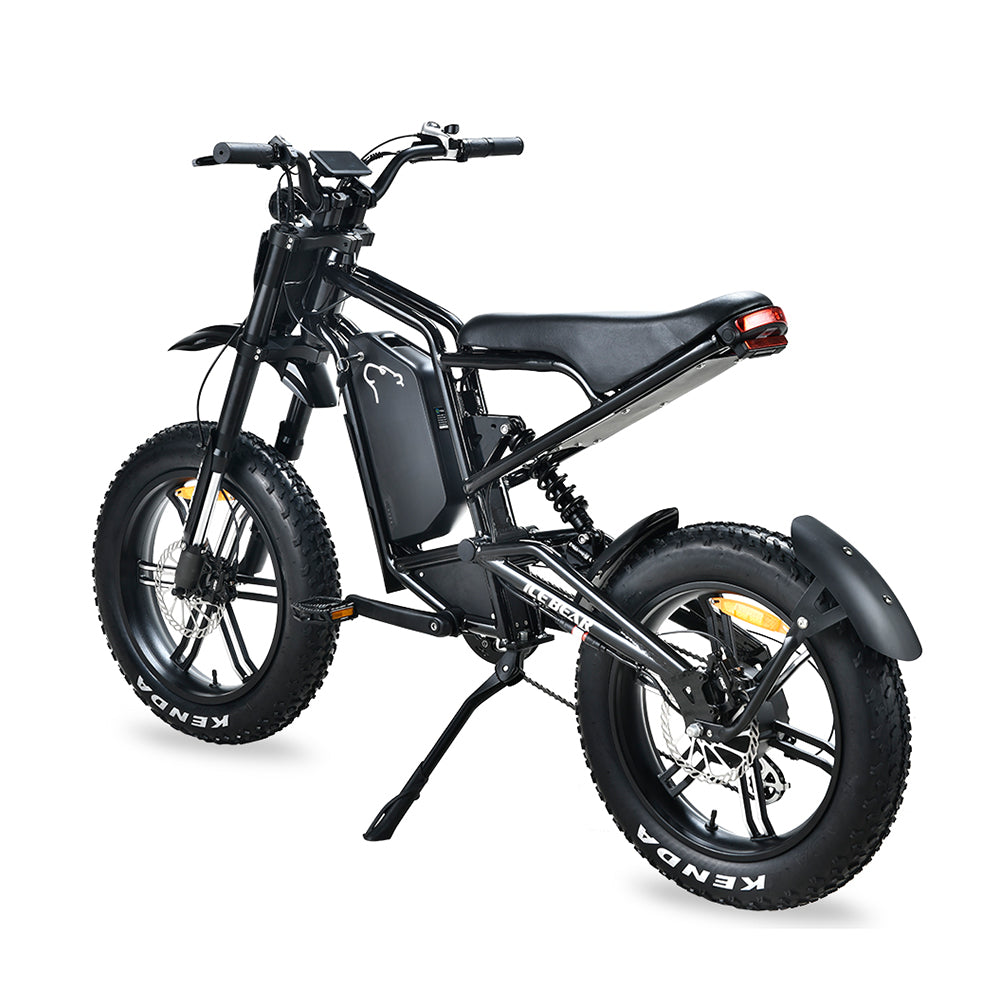 SYX MOTO 41 MPH 45 Miles Max Range Electric Bicycle, 60V20Ah Removable Lithium-ion Battery, Peak 1500W - SYX MOTO