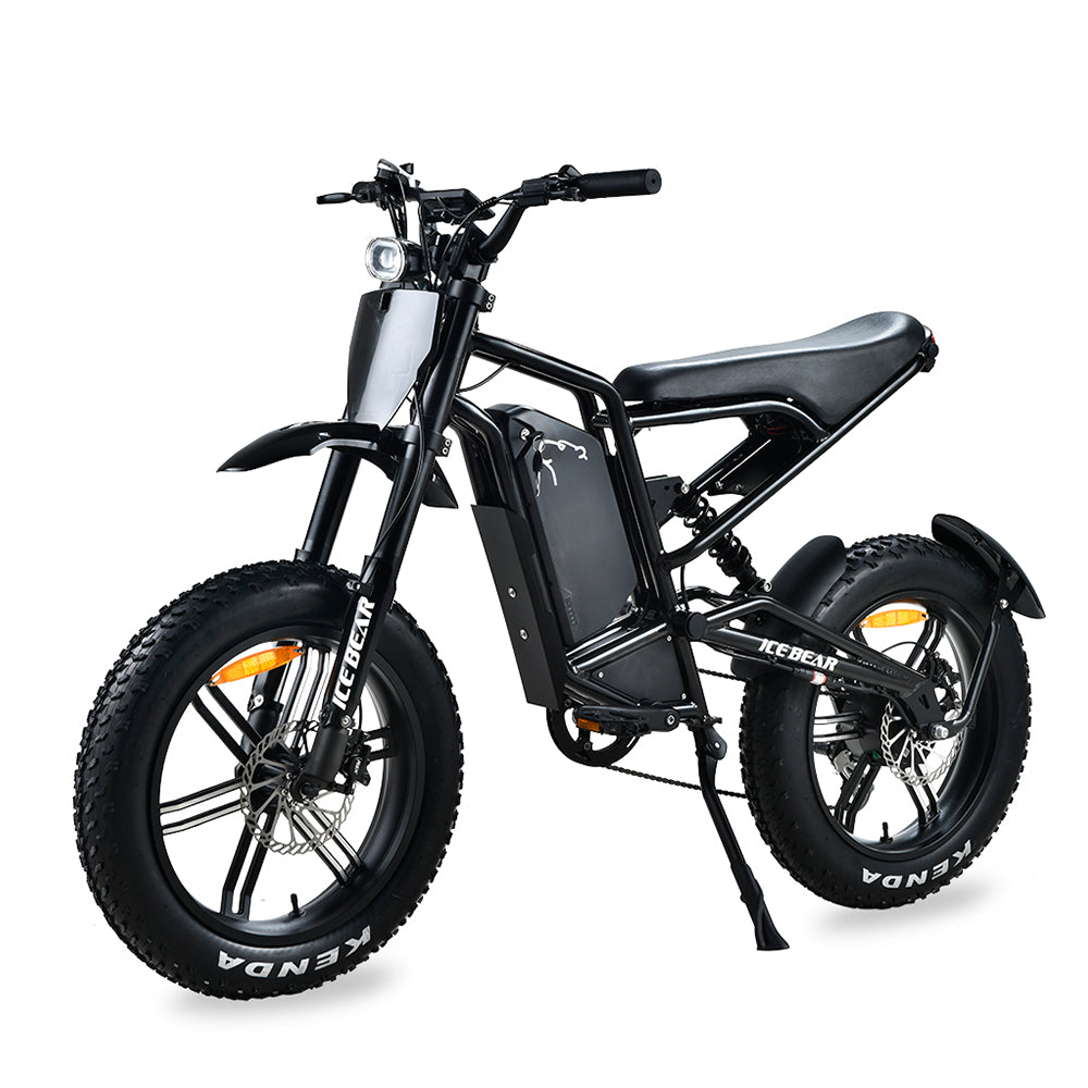 SYX MOTO 41 MPH 45 Miles Max Range Electric Bicycle, 60V20Ah Removable Lithium-ion Battery, Peak 1500W - SYX MOTO