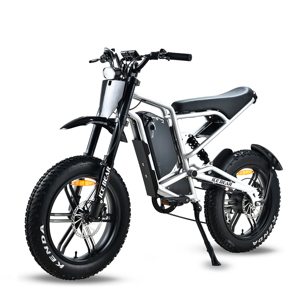 SYX MOTO 41 MPH 45 Miles Max Range Electric Bicycle, 60V20Ah Removable Lithium-ion Battery, Peak 1500W - SYX MOTO
