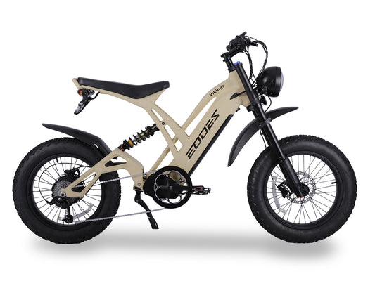 EODES VIKINGS 1000W Retro Style Powerful Ebike for Adults, up to 27MPH Max Range 55 Miles - SYX MOTO