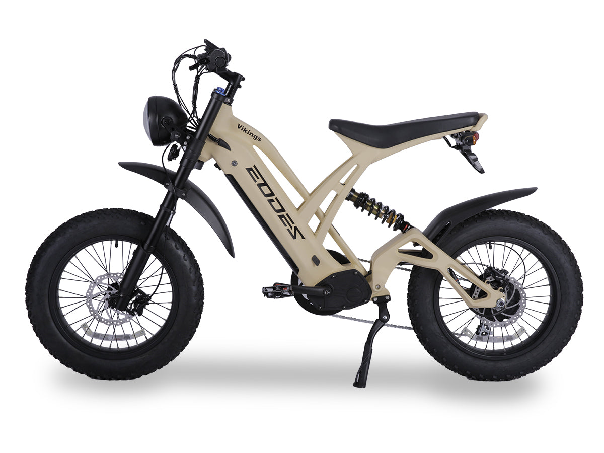 EODES VIKINGS 1000W Retro Style Powerful Ebike for Adults, up to 27MPH Max Range 55 Miles - SYX MOTO