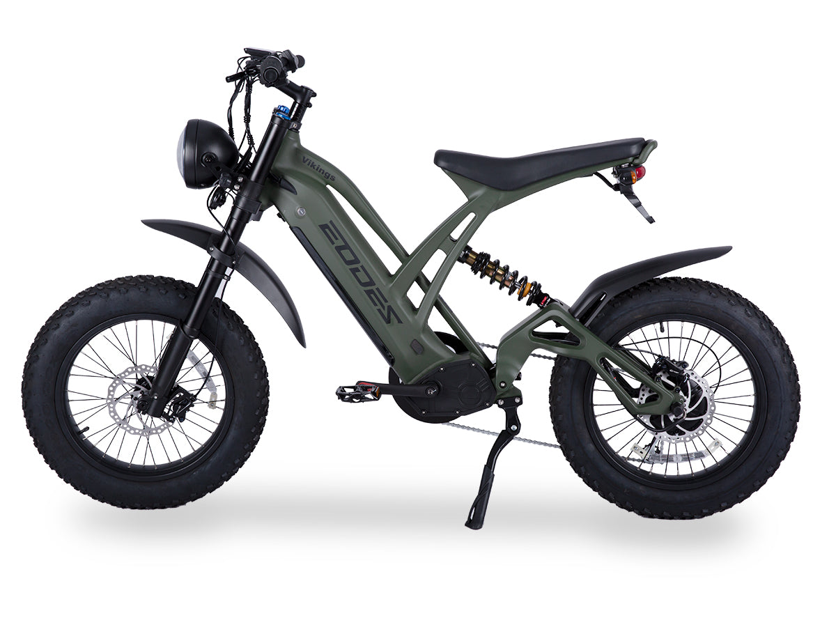 EODES VIKINGS 1000W Retro Style Powerful Ebike for Adults, up to 27MPH Max Range 55 Miles - SYX MOTO