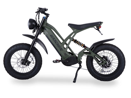 EODES VIKINGS 1000W Retro Style Powerful Ebike for Adults, up to 27MPH Max Range 55 Miles - SYX MOTO