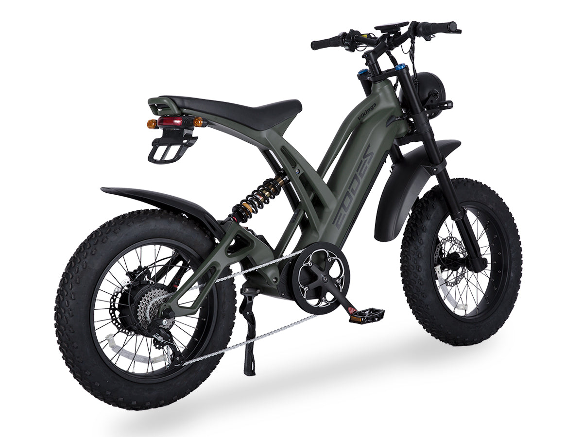 EODES VIKINGS 1000W Retro Style Powerful Ebike for Adults, up to 27MPH Max Range 55 Miles - SYX MOTO
