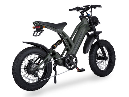 EODES VIKINGS 1000W Retro Style Powerful Ebike for Adults, up to 27MPH Max Range 55 Miles - SYX MOTO