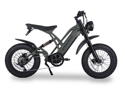 EODES VIKINGS 1000W Retro Style Powerful Ebike for Adults, up to 27MPH Max Range 55 Miles - SYX MOTO