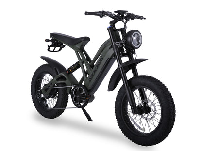 EODES VIKINGS 1000W Retro Style Powerful Ebike for Adults, up to 27MPH Max Range 55 Miles - SYX MOTO