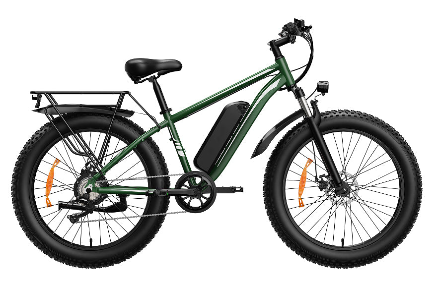 1000W Electric Bike for Adults - 26" Fat Tire eBike, 48V 15Ah, 22mph, Shimano 7-Speed - SYX MOTO