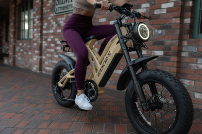 EODES VIKINGS 1000W Retro Style Powerful Ebike for Adults, up to 27MPH Max Range 55 Miles - SYX MOTO