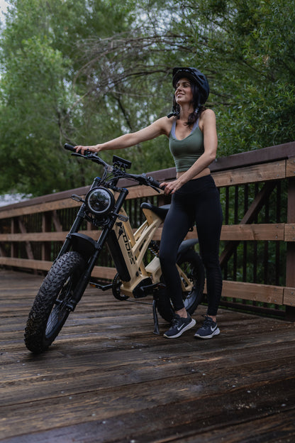 EODES VIKINGS 1000W Retro Style Powerful Ebike for Adults, up to 27MPH Max Range 55 Miles - SYX MOTO