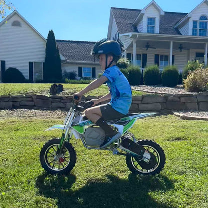 SYX MOTO KBE Electric Dirt Bike, 500W 36V Off Road Ebike, Beginner Kids Mini Motocross - SYX MOTO