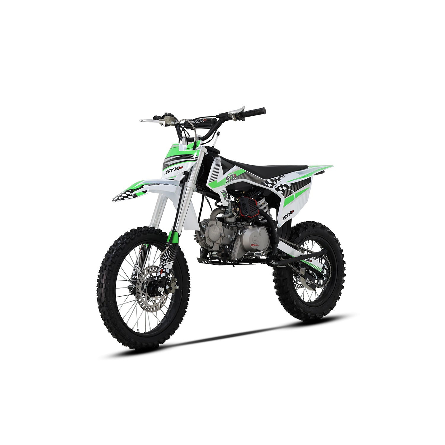 K1 125cc Dirt Bike for Teens & Adults, 50 MPH, 123 Mi Range, 4-Speed Manual, Electric Start - SYX MOTO