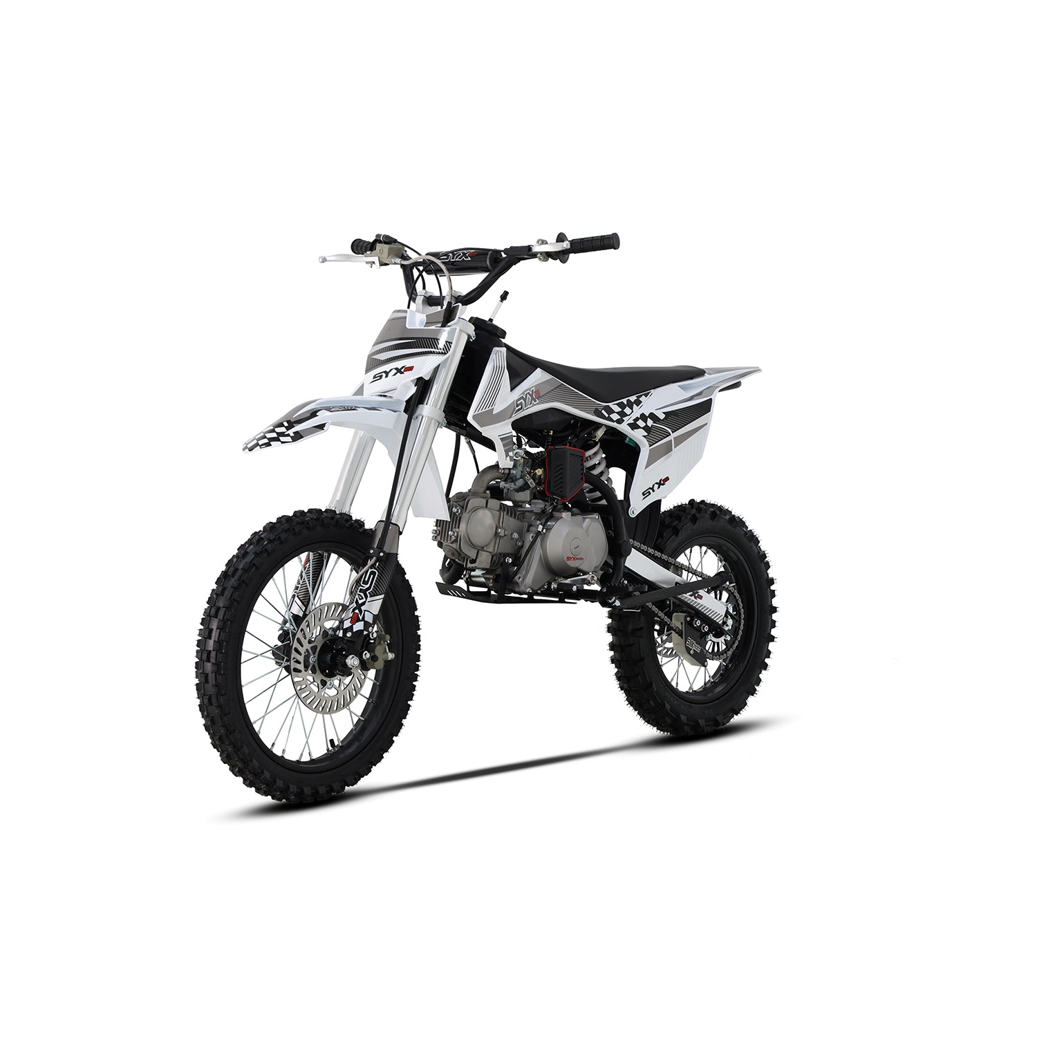 K1 125cc Dirt Bike for Teens & Adults, 50 MPH, 123 Mi Range, 4-Speed Manual, Electric Start - SYX MOTO