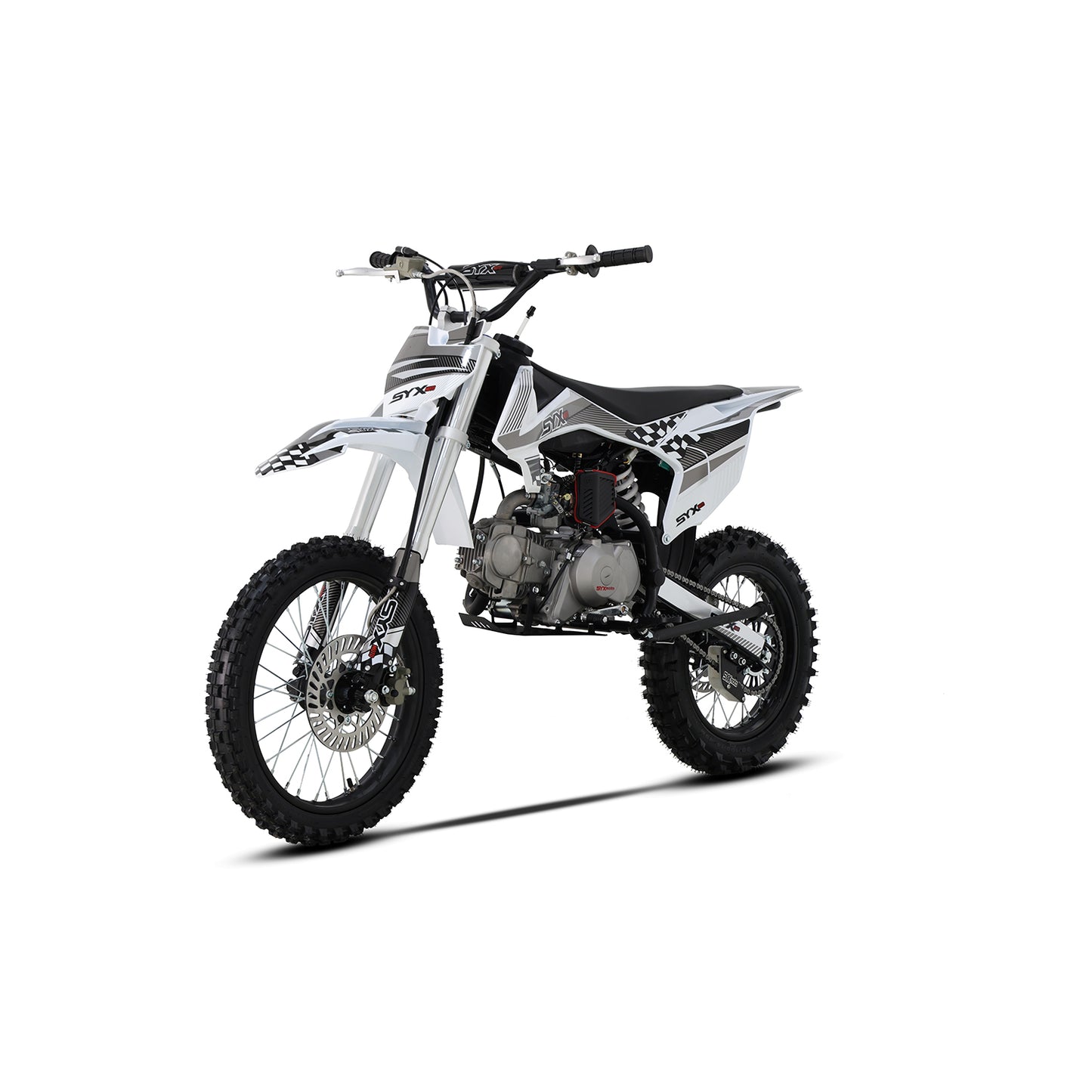 K1 125cc Dirt Bike for Teens & Adults, 50 MPH, 123 Mi Range, 4-Speed Manual, Electric Start - SYX MOTO