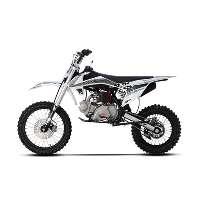 K1 125cc Dirt Bike for Teens & Adults, 50 MPH, 123 Mi Range, 4-Speed Manual, Electric Start - SYX MOTO
