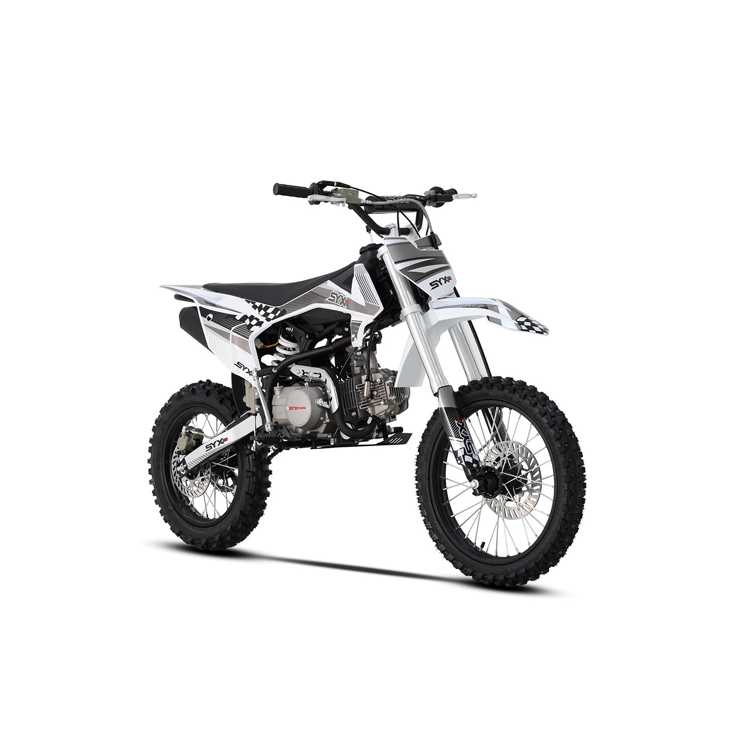 K1 125cc Dirt Bike for Teens & Adults, 50 MPH, 123 Mi Range, 4-Speed Manual, Electric Start - SYX MOTO