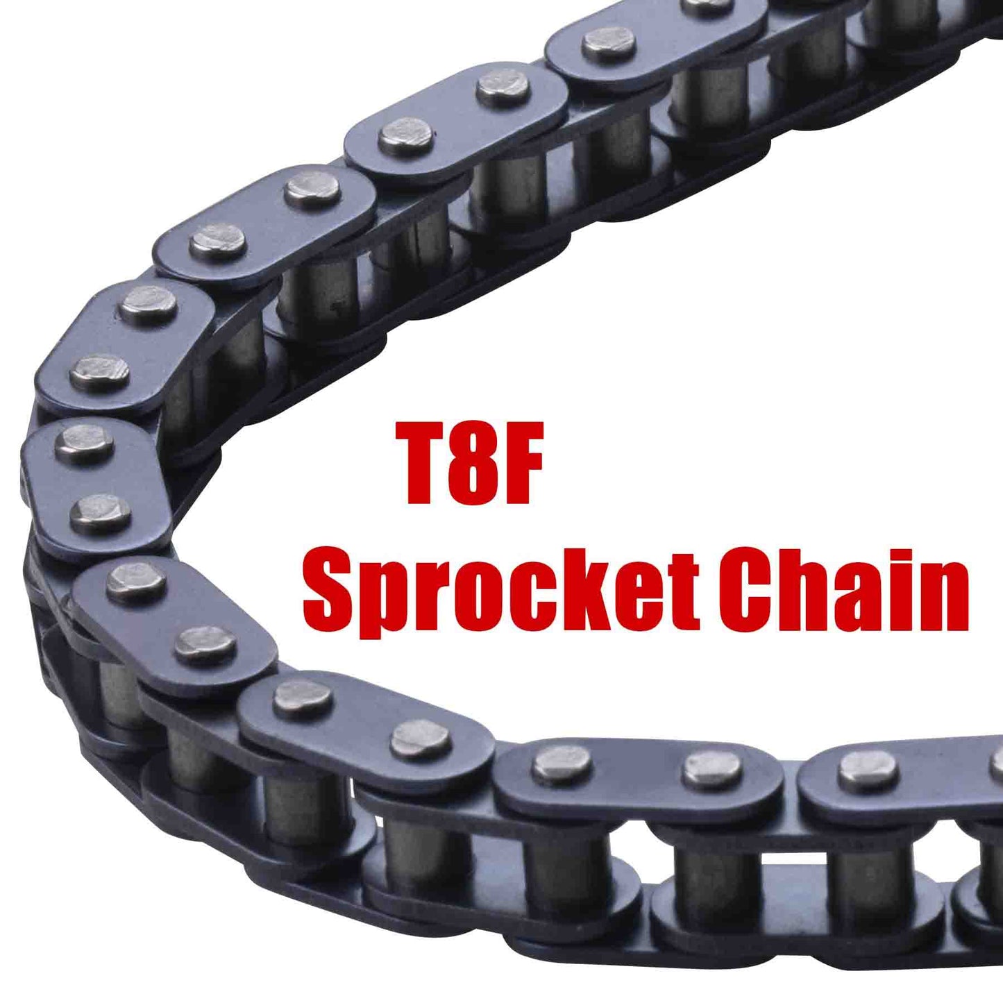 SYX MOTO Chain for PAD50-1Z 50cc Dirt Bike, T8F 130 Links - SYX MOTO
