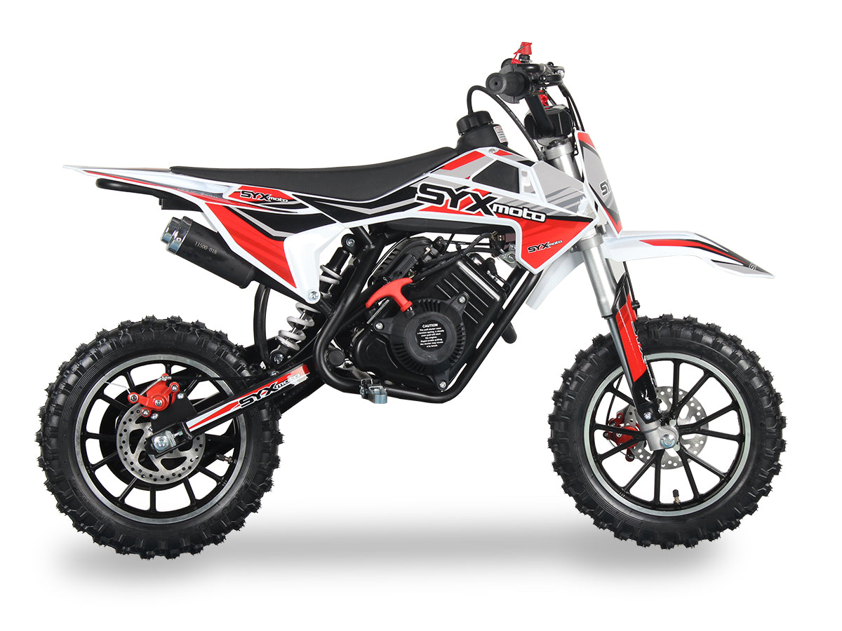 VK 58cc 4 Stroke Gas Powered Kids Dirt Bike, Pull Start, New - SYX MOTO