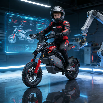 SYX MOTO Electric Dirt Bike for Adults Teens, Peak 5000W Electric Motorcycle, Off-Road EBike with 72V/2808WH Removable Battery,Top Speed 56Mph, 6hours Charge Time, 12'/13'inch Tire(OFF ROAD)) - SYX MOTO