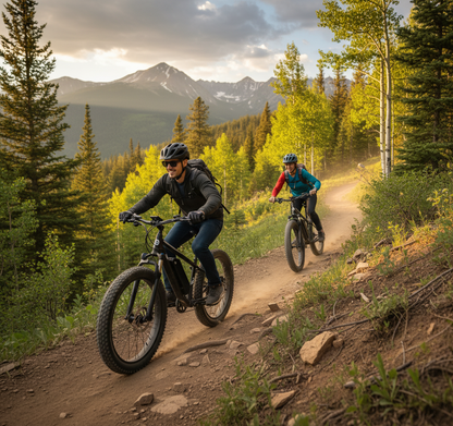 1000W Electric Bike for Adults - 26" Fat Tire eBike, 48V 15Ah, 22mph, Shimano 7-Speed - SYX MOTO