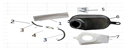 SYX MOTO Filter Gas Tank Replacement Parts For MK 40cc Dirt Bike - SYX MOTO