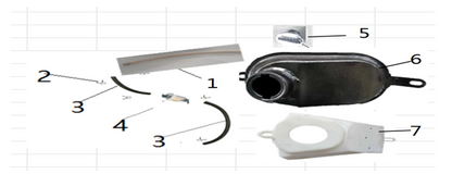 SYX MOTO Filter Gas Tank Replacement Parts For MK 40cc Dirt Bike - SYX MOTO