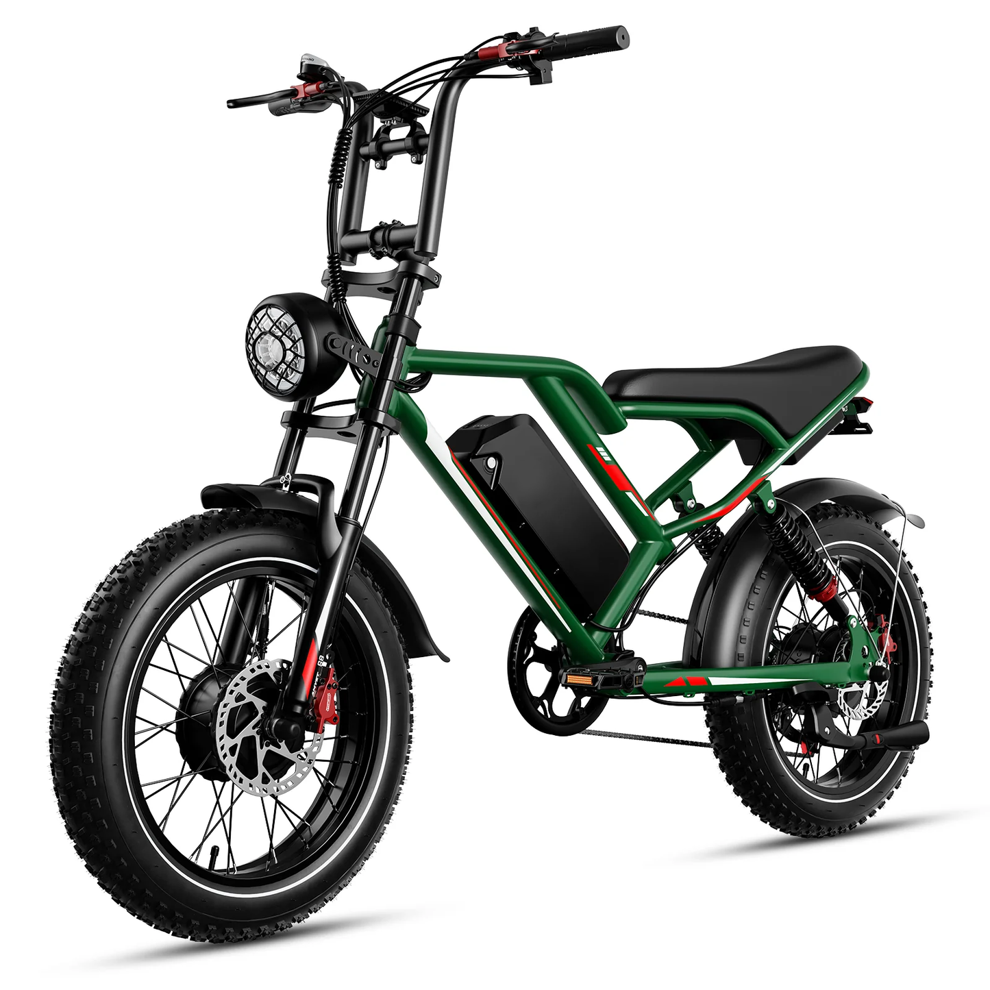 2000W Dual Motor Electric Bike - 32 MPH, 70-Mile Range, All-Terrain eBike - SYX MOTO
