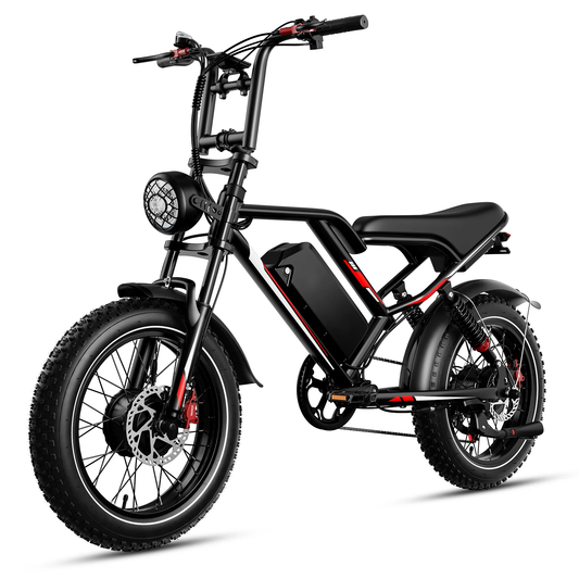 2000W Dual Motor Electric Bike - 32 MPH, 70-Mile Range, All-Terrain eBike - SYX MOTO