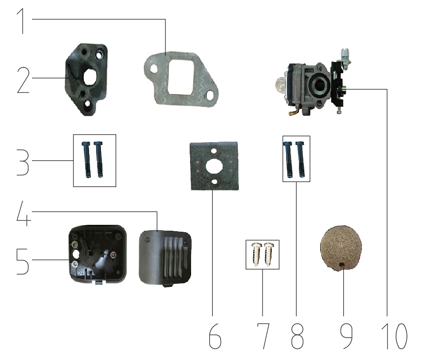 SYX MOTO VK Carburetor Replacement Parts for VK 58cc Dirt Bike - SYX MOTO