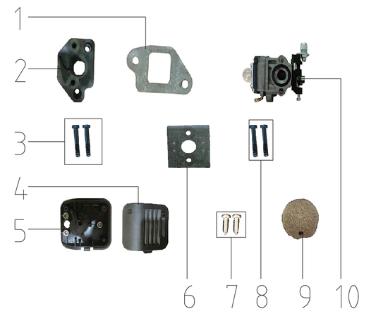SYX MOTO VK Carburetor Replacement Parts for VK 58cc Dirt Bike - SYX MOTO